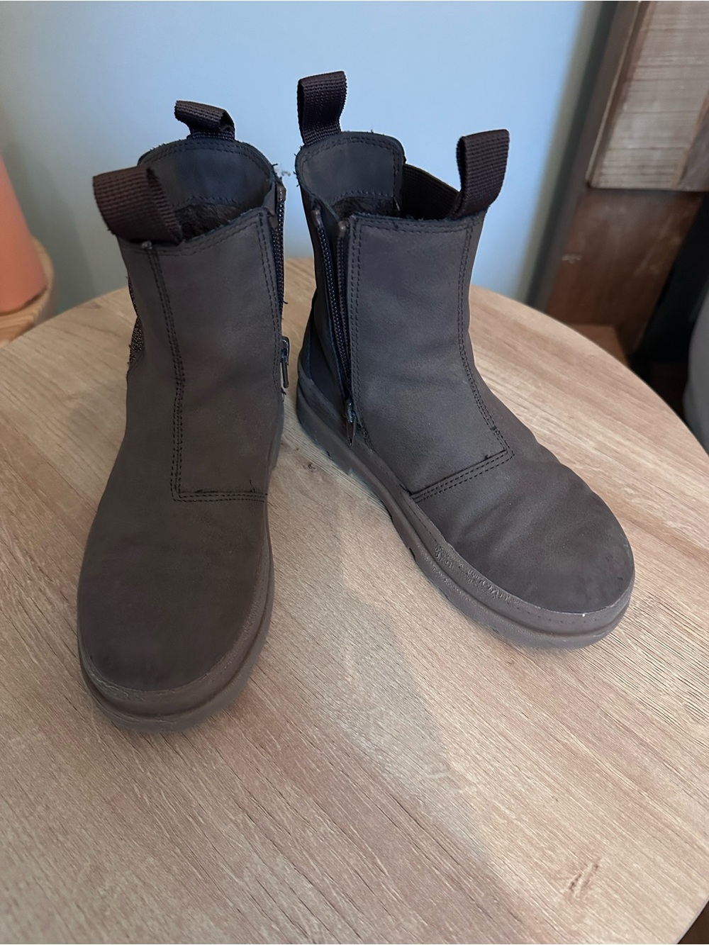 Kids’ Casual Mid-Calf Zipper weather resistant Boots